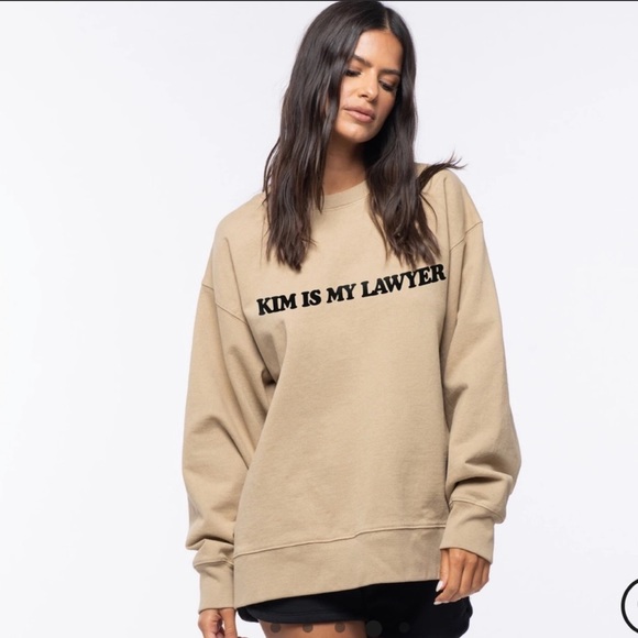 TALENTLESS Tops - NWOT SZ S TALENTLESS KIM IS MY LAWYER SWEATSHIRT!!